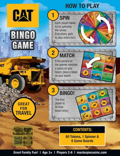 Vista 4 de MasterPieces Juegos para niños - Juego de bingo Caterpillar