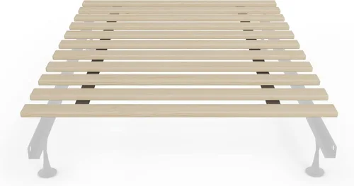 Vista 20 de Treaton, Pizarra horizontal de madera de 0.68 pulgadas, 72 x 39 pulgadas, beige