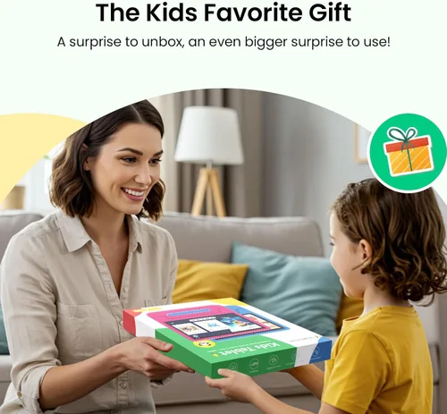 Vista 8 de Tablet para niños 2025, tableta Android 15 de 10.1 pulgadas para niños, 8+64 GB de almacenamiento (expansión de 1 TB), Octa-Core, WiFi 6