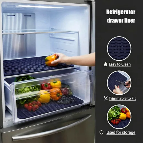 Vista 1102 de MicoYang Alfombrilla de Silicona para Secar Platos de Múltiples Usos, Fácil de Limpiar, Ecológica, Alfombrilla de Silicona Resistente al Calor