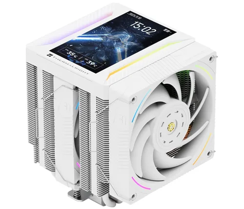 Vista 9 de Thermalright Peerless Assassin 120 Vision MAX ARGB Enfriador de CPU, LCD de 5 pulgadas, ventiladores TL-K12 2150RPM 4.724 in, para AMD AM4/AM5