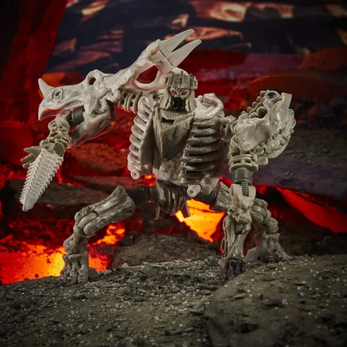 Vista 4 de Transformers Toys Generations War for Cybertron: Kingdom Deluxe WFC-K15 Ractonite Fossilizer Action Figure - Kids Ages 8 and Up, 5.5-inch