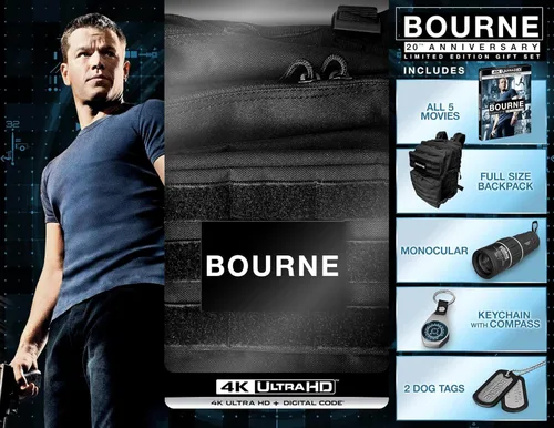 Vista 2 de The Bourne Complete Collection - 20th Anniversary Limited Edition (4K Ultra HD + Digital) (Tienda Exclusive)