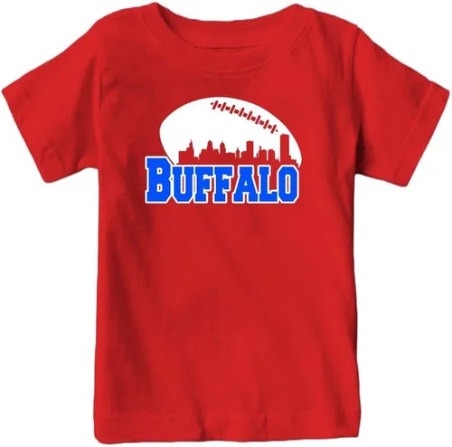 Vista 52 de Xtreme Apparrel Camiseta infantil City Skyline para fanáticos del fútbol americano