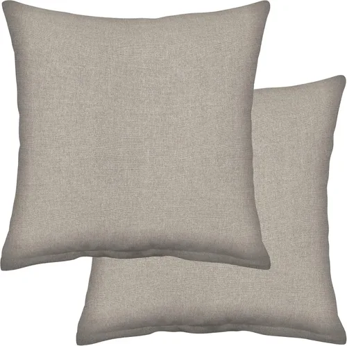 Vista 16 de Honeycomb Juego de 2 fundas de almohada cuadradas para exteriores, 18 x 18 pulgadas, fundas de almohada con forma de almendra para muebles de patio