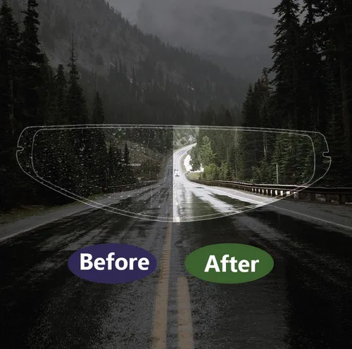 Vista 2 de BSTOP K6 - Protector facial antivaho para AGV K6 Casco Shield K6S Visor Anti Fog Len (película antivaho)