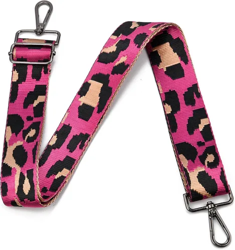 Vista 7 de Correa para bolso con herrajes dorados de repuesto, correa para bolso cruzado, correa ancha ajustable para colgar al hombro