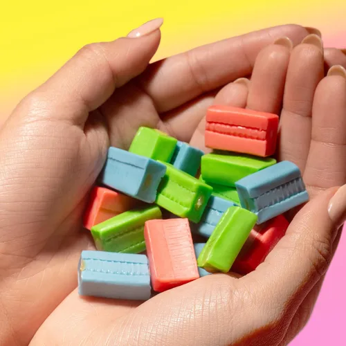 Vista 6 de Sweet Dreams Caramelos masticables suaves rellenos en el centro envueltos individualmente, caramelos sin gluten, tamaño de fiesta, dulces