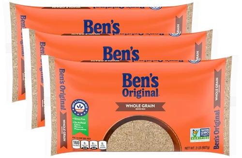 Vista 10 de BEN'S ORIGINAL Arroz integral de grano entero, bolsa de 2 lb