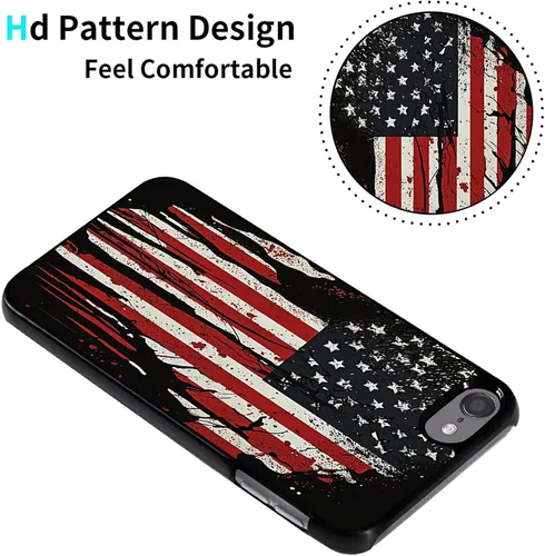 Vista 5 de Funda para iPod Touch de 5ª/6ª/7ª generación, delgada, a prueba de golpes y ligera, duradera para Apple iPod Touch, protección contra caídas