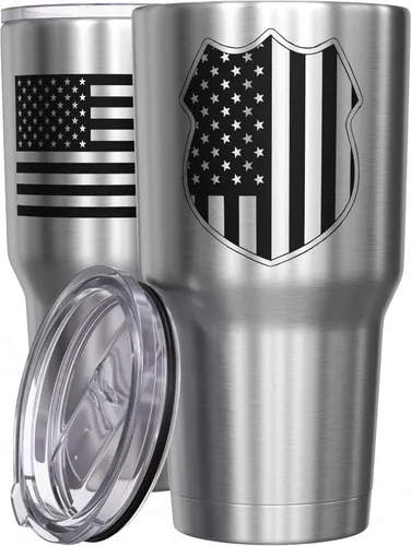 Vista 57 de We The People Holsters - Vaso térmico de 30 onzas, 0% Liberal, Negro