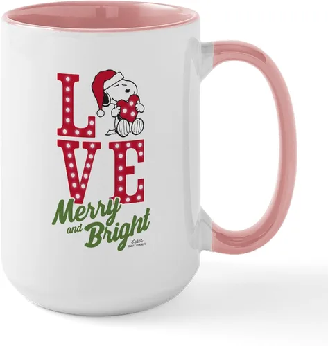 Vista 83 de CafePress SNOOPY Joe Cool - Taza de café de cerámica (15.0 fl oz)