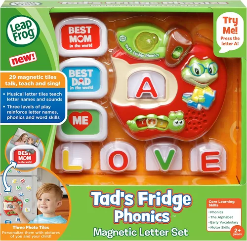 Vista 6 de LeapFrog Tad's Fridge Phonics - Juego de letras magnéticas