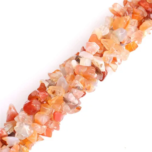 Vista 33 de Cuentas sueltas de piedra natural de grava de jade amarillo de 0.236-0.315 pulgadas, chips de piedras preciosas para hacer joyas, forma libre, 34