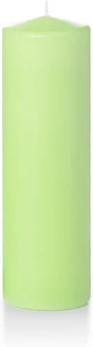 Vista 152 de yummi Velas redondas de pilar de lavanda de 3 x 6 pulgadas - 3 por paquete