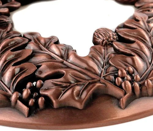 Vista 8 de Tapa para tarro de vela, decoración de metal con fruta sagrada de bronce para quemar uniformemente accesorios de decoración del hogar, velas