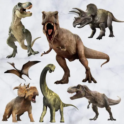 Vista 9 de Calcomanías de pared de dinosaurios, calcomanías de arte de pared extraíbles para dormitorio de niños, guardería, sala de juegos, decoración