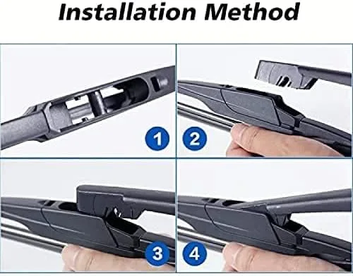 Vista 7 de TWSIT 1 Set Rear Windshield Wiper Blade Arm,for Opel Zafira B MK2 2005-2015 14" Arm Blade Replacement