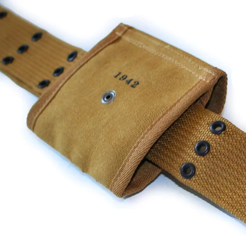 Vista 6 de WW2 US M1 Carabina Bolsa 2 Celdas Revista Bolsa Color Caqui