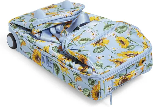 Vista 5 de Vera Bradley Womens Recycled Lighten Up Reactive Foldable Rolling Duffle Luggage