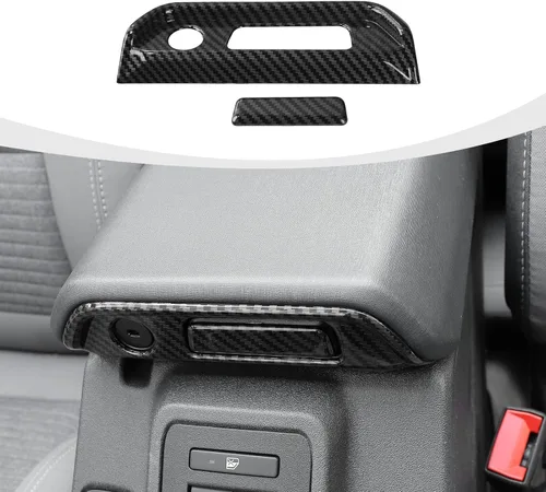 Vista 10 de RAZPOY Cubierta de Moldura de Interruptor de Caja de Reposabrazos Compatible con Accesorios Interiores Ford Bronco 2021-2023, Azul