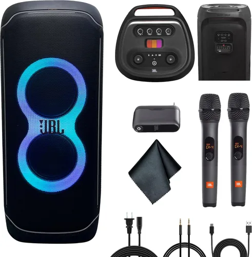 JBL PartyBox Ultimate - Altavoz portátil de 1100 W - Resistente a salpicaduras, conectividad Wi-Fi y Bluetooth, sonido potente y espectáculo de