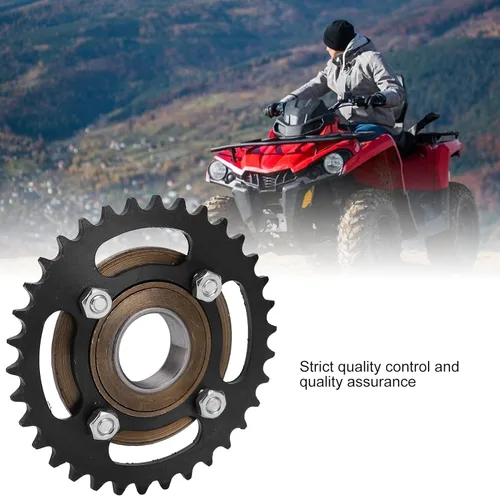 Vista 8 de Dilwe Plato de triciclo eléctrico, 420 34T piñón volante sin dientes para ATV -Kart