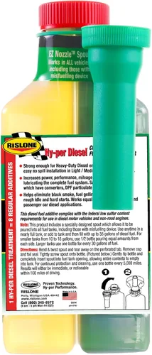 Vista 2 de Bar's Leaks Rislone 4740 Hy-per Diesel - Tratamiento completo del sistema de combustible, 16.9 onzas, 1 paquete