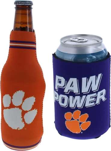 Vista 77 de College Team Color Logo Can & Bottle Holder Insulator Beverage Cooler Set