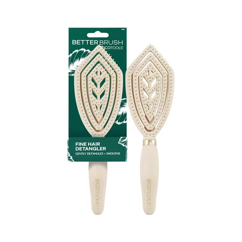 Vista 16 de EcoTools Cepillo desenredante activador de rizos, desenreda suavemente el cabello mojado, estiliza, define y mejora el cabello rizado y ondulado