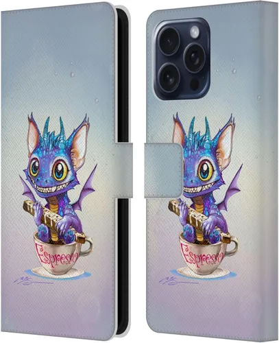 Vista 89 de Head Case Designs Officially Licensed Ruth Thompson Boba Tea Cup O Dragons Leather Wallet Case Compatible with Apple iPhone 7 Plus / 8 Plus