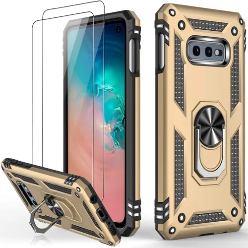 Vista 16 de IKAZZ Funda para Galaxy A10e con protector de pantalla, grado militar, a prueba de golpes, resistente, pasa prueba de caída de 16 pies con soporte