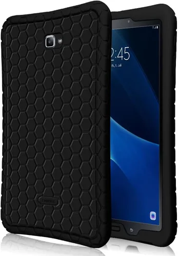 Fintie Funda de silicona para Samsung Galaxy Tab A 10.1 (versión 2016 NO S P), serie Honey Comb Series, ligera, a prueba de golpes, antideslizante,