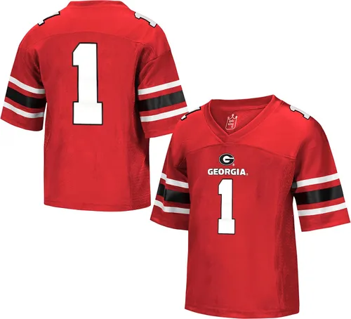 Vista 34 de Little King NCAA Touchdown Pass-Team - Camiseta de fútbol para niños pequeños, tallas 2T 3T 4T 6