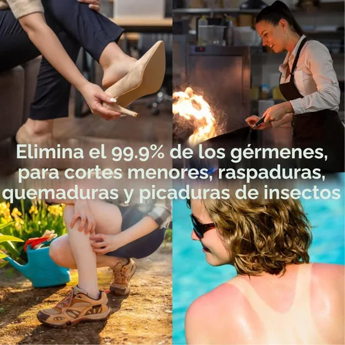 Vista 4 de Bactine Max Spray antiséptico para aliviar el dolor con lidocaína, dolor de primeros auxilios + alivio de picazón, sin picaduras, mata el 99%