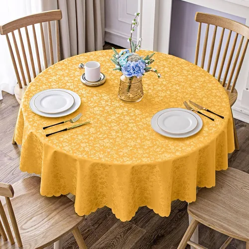 Vista 50 de Smiry Mantel Rectangular, Manteles de Vinilo Impermeables de Servicio Pesado, Cubierta de Mesa Limpiable y Lavable para Cocina y Comedor