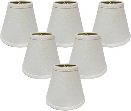 Vista 24 de Royal Designs, Inc. Lámpara de araña de tapa dura Empire Basic Shade CS-984-5AGL, oro antiguo, 3 x 5 x 4,5