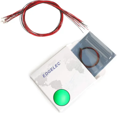 Vista 29 de 20pcs precableado 1206 blanco SMD LED emisor de luz diodo DC 3V Micro Litz longitud 7.8 pulgadas (7.9 in) soldado mini luces LED para bricolaje