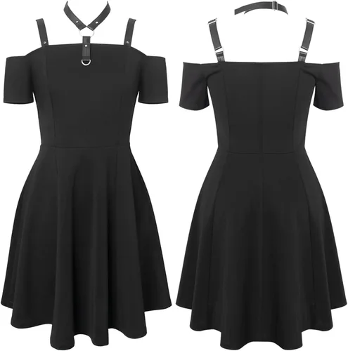 Vista 3 de Medieval Costume with Corset Set, Snap-Button Corset MidevilRenaissance Dress Women Fairy Gothic Plus Size Clothing