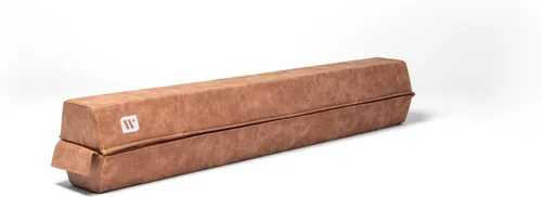 Vista 2 de We Sell Mats Viga de equilibrio PRO de 6 pies - Viga plegable de superficie de vinilo - Viga de gimnasia duradera