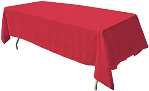 Vista 22 de GEFEII Servilletas de tela de poliéster sólido de 18 x 18 pulgadas para mantel rectangular redondo y cuadrado para boda, fiesta, restaurante