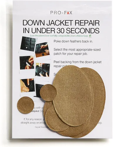 Vista 16 de Kit de parches de reparación autoadhesivos impermeables - Reparación de 30 segundos para chaquetas de plumón, tiendas de campaña, sacos de dormir