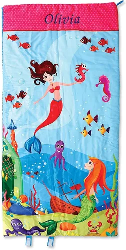 Vista 7 de Lillian Vernon Saco de dormir ligero personalizado para interiores, ropa de cama para niñas y niños, 30 x 60 pulgadas