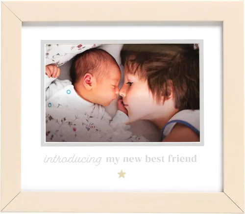 Vista 54 de Kate & Milo Marco de recuerdo para hermanos y hermanos, decoración de habitación del bebé, arte de pared