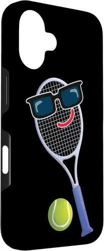 Vista 3 de Tennis Racket Tennis Ball Tennis Player Backhand Gift Case for iPhone 16