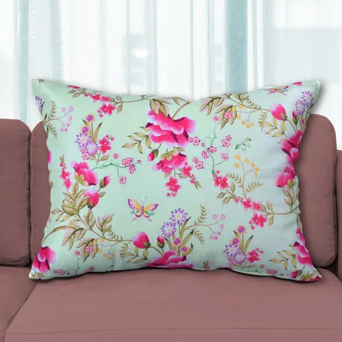 Vista 10 de Decozen Fundas de almohada – Paquete de 1 funda de cojín decorativa con estampado floral para decoración del hogar, sofá, silla, cama, patio, sala