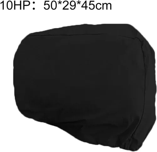 Vista 2 de Cubierta para motor fuera de borda, cubierta de motor de barco resistente 600D, cubierta de motor fuera de borda para 10HP/40HP/100HP/200HP, Negro