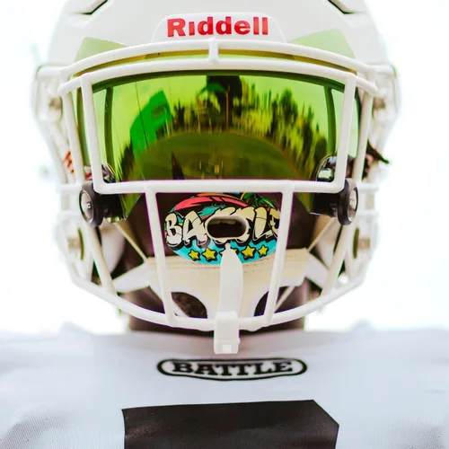 Vista 4 de Battle Sports Oxygen - Protector bucal de fútbol con correa, flujo de aire superior y mejor rendimiento, máxima transpirabilidad, funciona