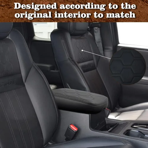 Vista 152 de Muslogy Funda para reposabrazos de consola central apta para Chevy Silverado/Tahoe y GMC Sierra/Yukon 2007-2013, cómoda almohadilla