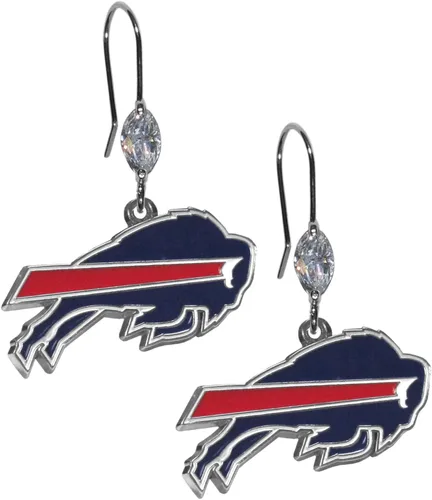 Vista 11 de Pendientes colgantes de cristal de la NFL